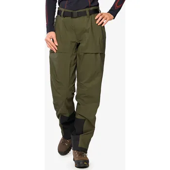 Dámské oblečení Dámské kalhoty Fjallraven Keb Eco-Shell Trousers - deep forest