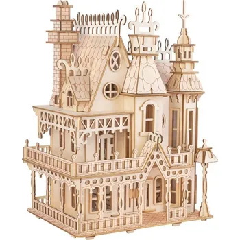 Dřevěná hračka Woodcraft Dřevěné 3D puzzle Fantasy vila