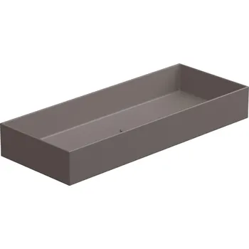 Umyvadlo Umyvadlo na desku Zenith FS 100 keramické, tortora matné, 100x40 cm, ZELAVFS100029