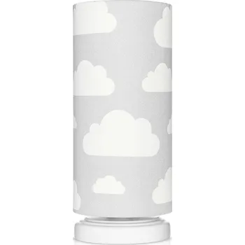 Stojací lampa Lamps and Company Stojací lampa s motivem oblak - šedá Barva: Bílá