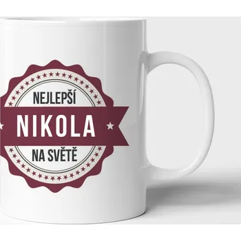Hrnek Nikola je nejlepší na světě - extravelký 550ml