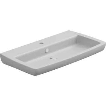 Umyvadlo Brio 80 keramické, dvoubarevné, 80x45 cm, BRLAV80BI000001