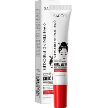 Pleťový krém Krém na oční okolí s kyselinou kojovou 20 g – Rozjasnění pleti, proti kruhům a otokům, jemným vráskám a stárnutí pleti