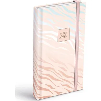 Diář MFP diář 2026 D802 Lamino 2 s gumkou 90x170mm 7781492