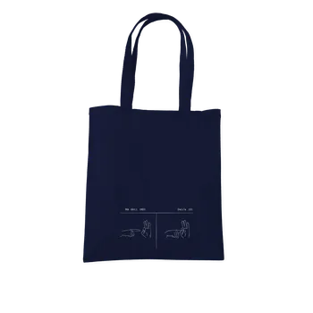 Nákupní taška Bastard Má dáti dal taška French Navy