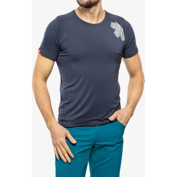 Lezecké tričko Ocun Bamboo T Blossom - dark grey/india ink