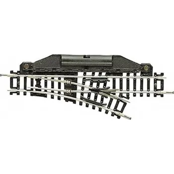 Modelová železnice N - výhybka elektrická pravá 24°