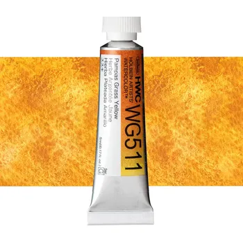 Vodová barva Akvarelová barva Holbein Granulating 5 ml - Pampas Grass Yellow