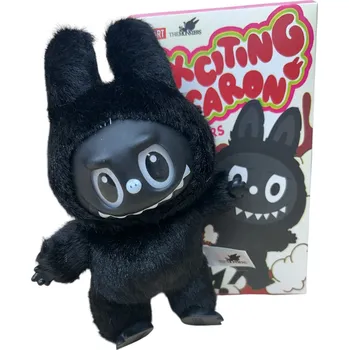 plyšák Labubu The Monsters - Tasty Macarons (BLACK EDITION)