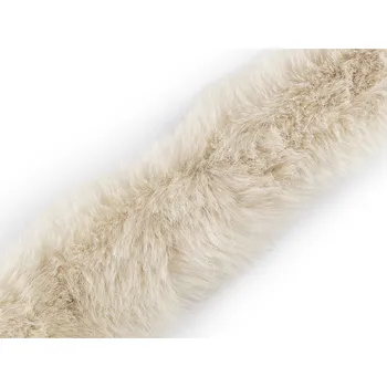 Našívací oděvní / dekorační kožešina plochá šíře 9 cm