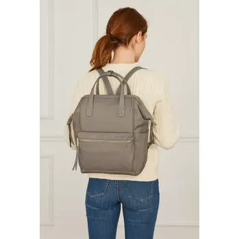 Městský batoh MISS LULU Cestovní batoh Deluxe - šedý