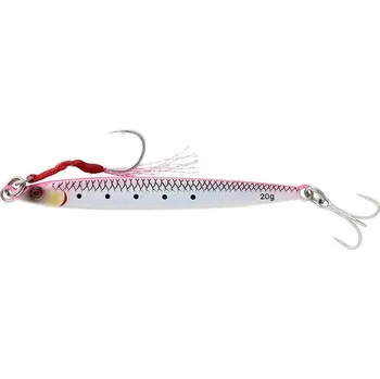 Umělá nástraha SAVAGE GEAR - Pilker Sardine Slider Micro 10cm / 30g - Pink Glow