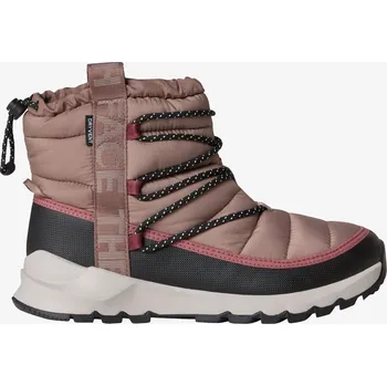 Dámská zimní obuv Zimní boty dámské The North Face Thermoball Lace Up WP - deep taupe/tnf black