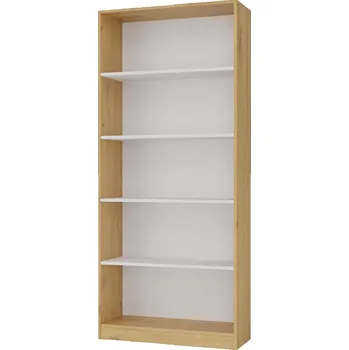 Knihovna Falco Malvína Lamino Dub Artisan Bílá