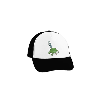 Kšiltovka Bastard Zapíchlý covid kšiltovka truckerka Black cap