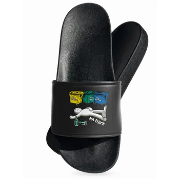 Pánské pantofle Bastard Tříděný odpad pantofle Black