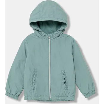 Dětská bunda United Colors of Benetton 2IGGGN03U.P.seasonal tyrkysová 06X, vel. 116