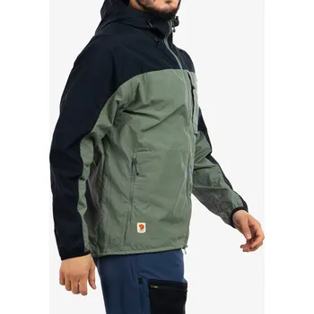 Pánská větrovka Bunda Fjallraven High Coast Wind Jacket - patina green/navy