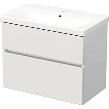 Koupelnový nábytek Koupelnová skříňka s umyvadlem DAXX 80 cm bílá DA 80 2Z A0016