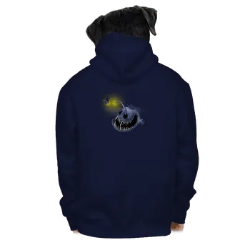 Pánská mikina Bastard Světlo mého srdce pánská mikina na zip Navy