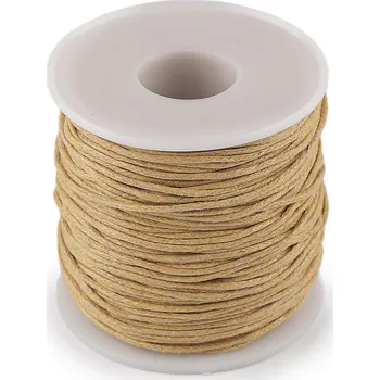 Šňůra na prádlo Šňůra hlazená Ø1 mm Varianta: 7 krémová, Balení: 1 ks
