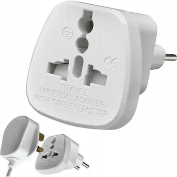 Elektrická zásuvka ADAPTÉR ZÁSUVKA UK ANGLIE ZÁSTRČKA PL PRO ANGLICKOU ZÁSTRČKU