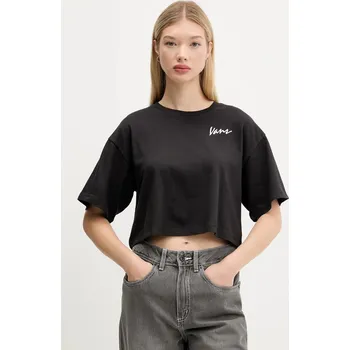 Oblečení a móda Bavlněné tričko Vans VN000QDFBLK1 černá 99X, vel. S
