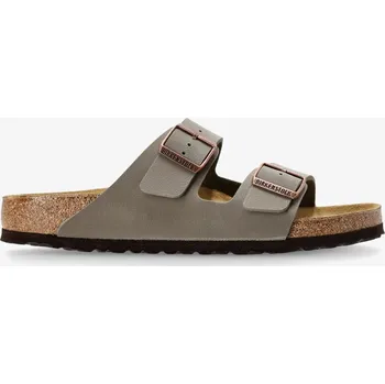 Pánské žabky Žabky Birkenstock Arizona Birko-Flor Nubuk - stone