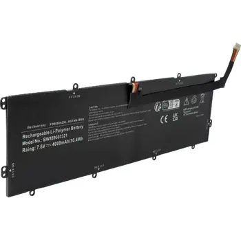 Baterie k notebooku TopTechnology Baterie HP BV02XL 4000mAh 7,6V Li-Polymer, kvalitní akumulátor do notebooku, nahrazuje originál