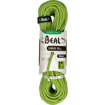 Lano Lezecké lano Beal Virus 10 mm 50 m - solid green