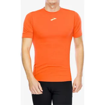 Běžecké oblečení Běžecké tričko Brooks High Point Short Sleeve - cherry tomato