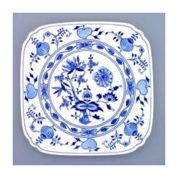 Talíř Český porcelán Dubí Cibulák Talíř hranatý 29cm Originál