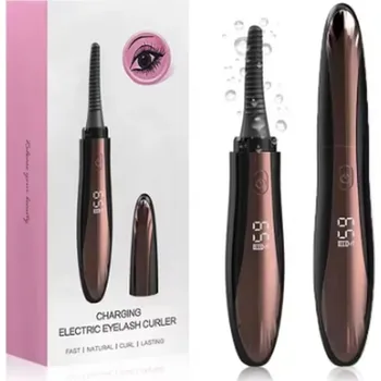 Sada koupelnových doplňků Elektrická nahřívací kulma na řasy s digitálním displejem Barva: Černá