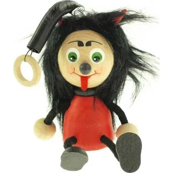 Výuková hračka Čertík na pružině