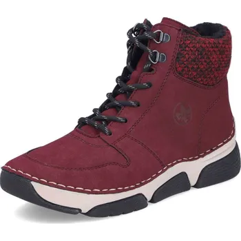 Dámská obuv Dámská kotníková obuv RIEKER 45955-35 červená W5 39