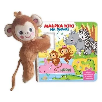 Bystrá hlava Małpka Kiki na safari \n książka z maskotką - Żukowski Jarek