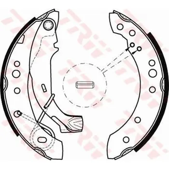 Brzdová čelist Sada brzdových čelistí LUCAS GS8467