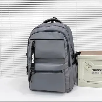 Městský batoh TRENO Přenosný batoh na notebook voděodolný 5039 Barvy: Tmavě šedá