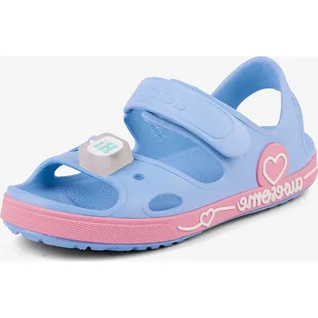 Dívčí sandály Dívčí sandály Coqui Yogi 8862 Barva: Modrá, Velikost OD-DO pantofle: 28-29