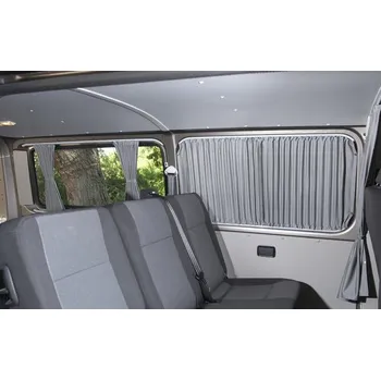 Příslušenství ke karavanu Závěsový systém šedý, neprůhledný, Ford Cust.Transit>2023, levé, pravé dveře