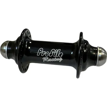 Náboj kola Přední BMX náboj Profile ELITE Button Titanium černá 36H