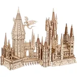 Ugears 3D dřevěné mechanické puzzle Hrad Bradavice, Harry Potter