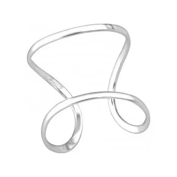 Prsten Stříbrný atypický prsten