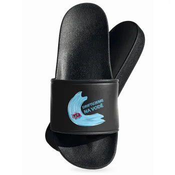 Pánské pantofle Bastard Driftujeme na vodě pantofle Black