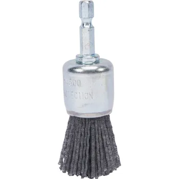 XTline XT22061 Kartáč nylonový koncový, šestihranná stopka (1/4") | 30 mm zr. 80