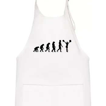 Kuchyňská zástěra Evolution cheerleading - roztleskávačka - Dětská zástěra na vaření - Univerzální velikost ( Bílá )