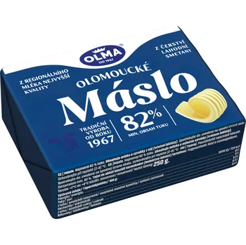 Přepuštěné máslo OLMA Olomoucké máslo 82 % 250 g