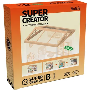 Výuková hračka RoboTime Kryt na miniatury domečku Střecha typu B