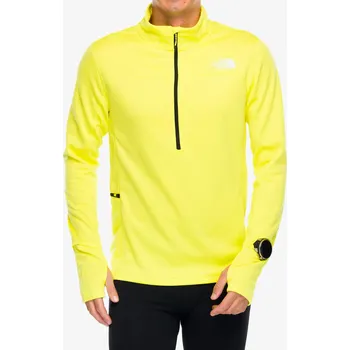 Pánské oblečení Mikina na běh The North Face Winter Warm Pro 1/4 Zip - firefly yellow