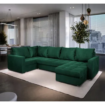 Sedací souprava Rozkládací sedací souprava LORA zelená